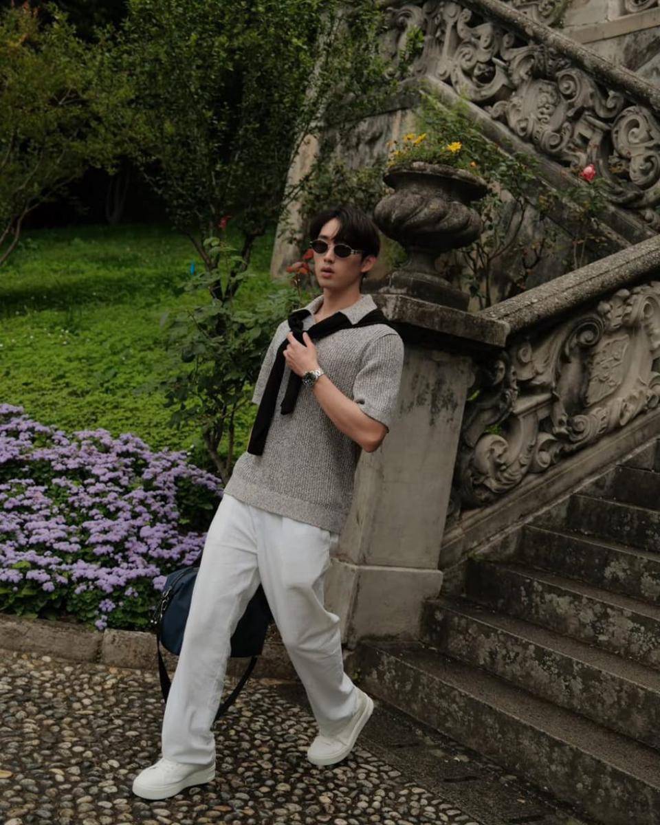 outfit preppy style ala Est Supha (instagram.com/est_rvp)