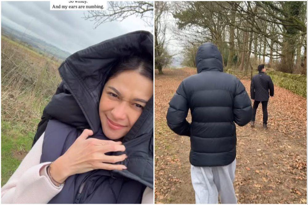 10 Potret Keluarga Nana Mirdad Liburan ke Cotswolds, Healing di Alam!