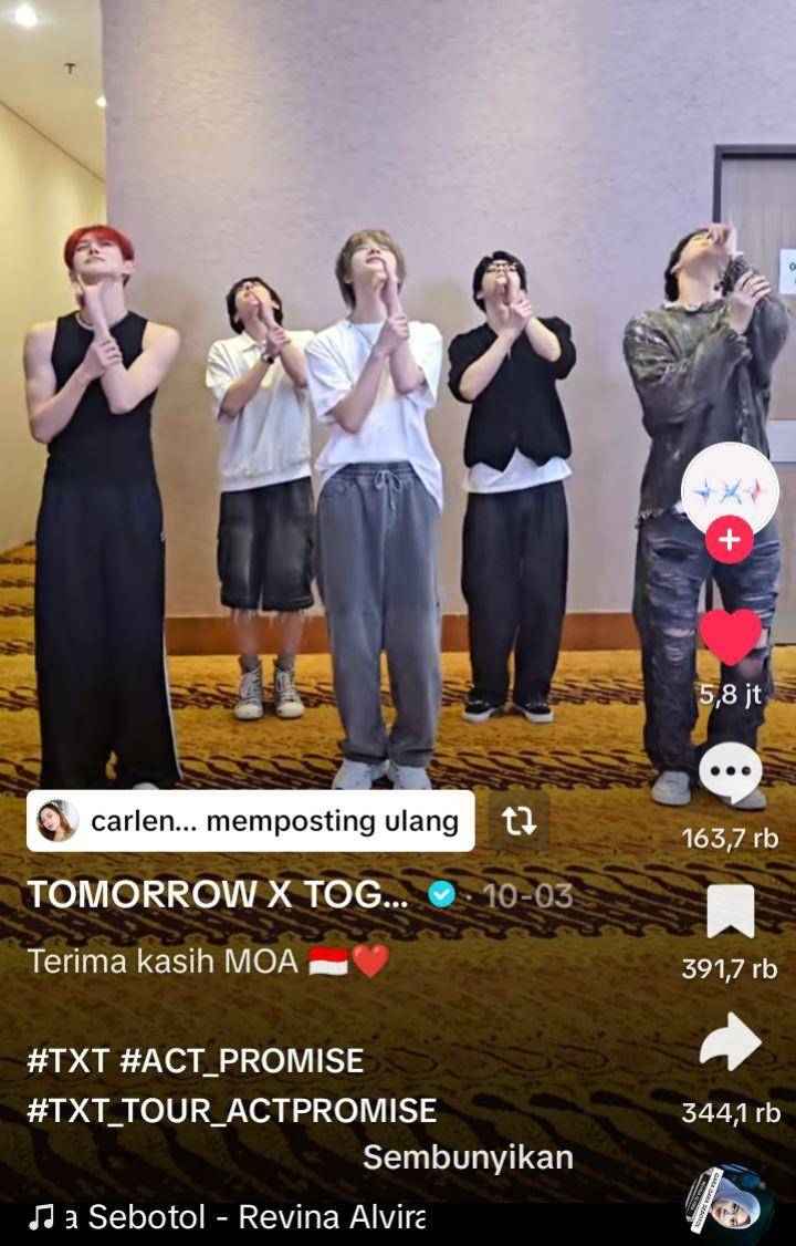 lagu viral Tiktok 2024 (tiktok.com/txt.bighitent)