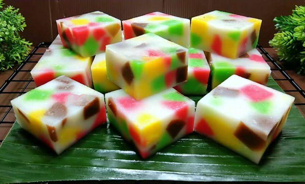 ilustrasi kue talam mozaik (YouTube.com/PAP COOK)