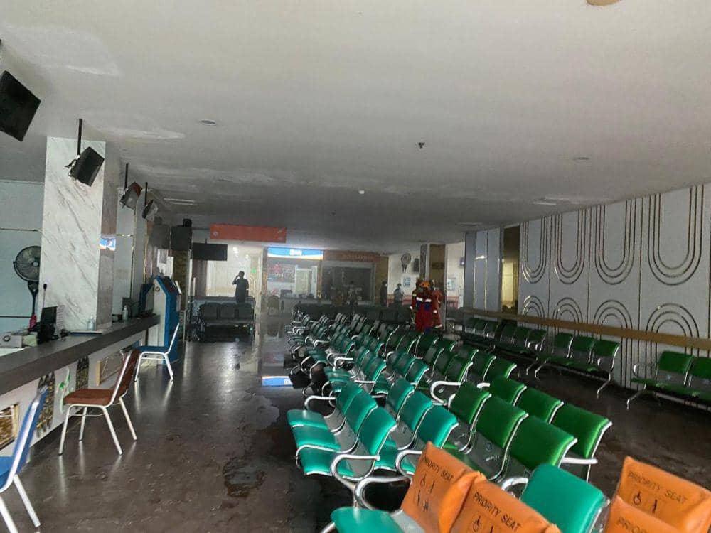 BPBD Balikpapan memastikan tidak ada korban jiwa dalam musibah kebaran di RSUD Beriman, Sabtu (21/12/2024) pagi. (Dok. Istimewa)