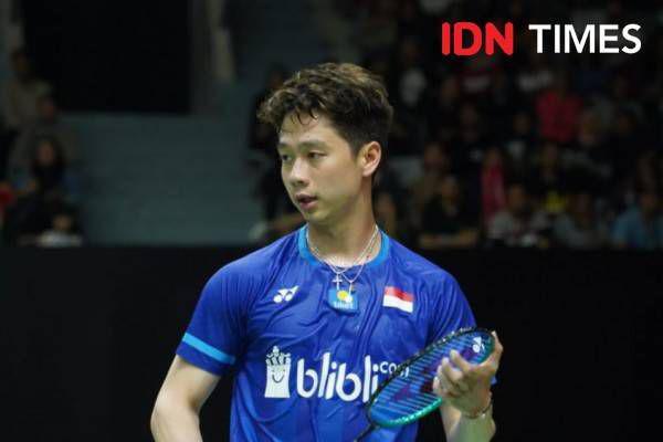 Pebulutangkis Kevin Sanjaya. IDN