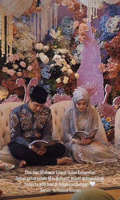 pengajian kehamilan istri Chand Kelvin (Instagram.com/chand_kelvin)