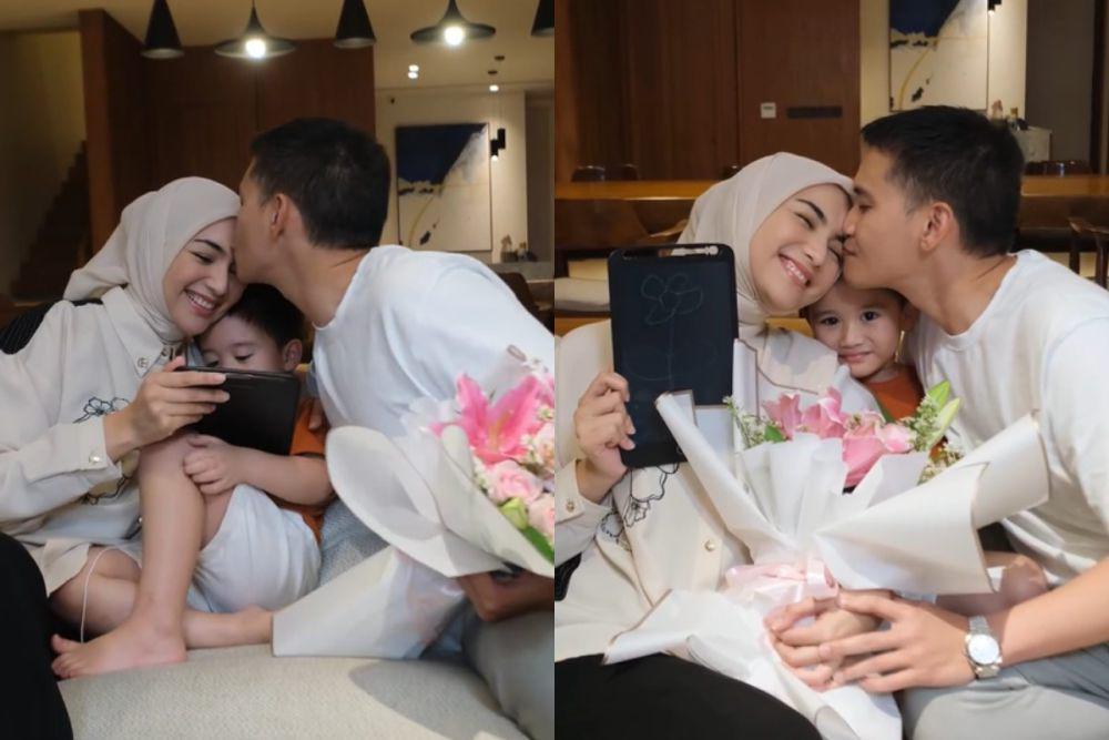 7 Potret Citra Kirana Dapat Kejutan Hari Ibu dari Rezky dan Athar