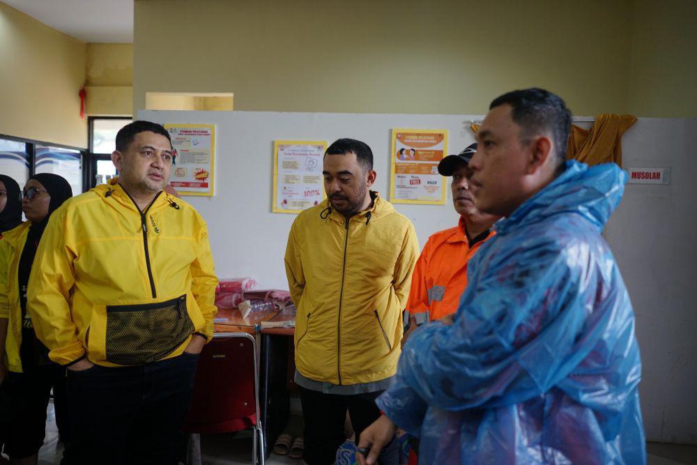 Temui Pengungsi, Appi Sesumbar Siapkan Solusi Atasi Banjir Makassar