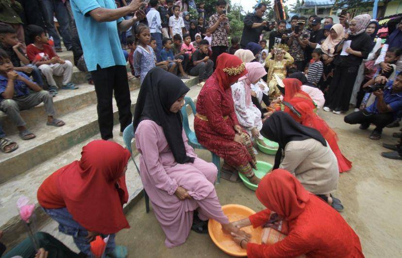 Kampung Majelis Ta'lim Fardhu 'Ain (Matfa) Indonesia di Langkat mengadakan berbagai lomba kesenian (Dok. Istimewa)