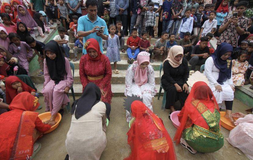 Kampung Majelis Ta'lim Fardhu 'Ain (Matfa) Indonesia di Langkat mengadakan berbagai lomba kesenian (Dok. Istimewa)