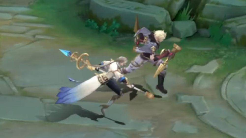 Lukas dan Silvanna dalam gameplay (dok. Moonton/Mobile Legends: Bang Bang)