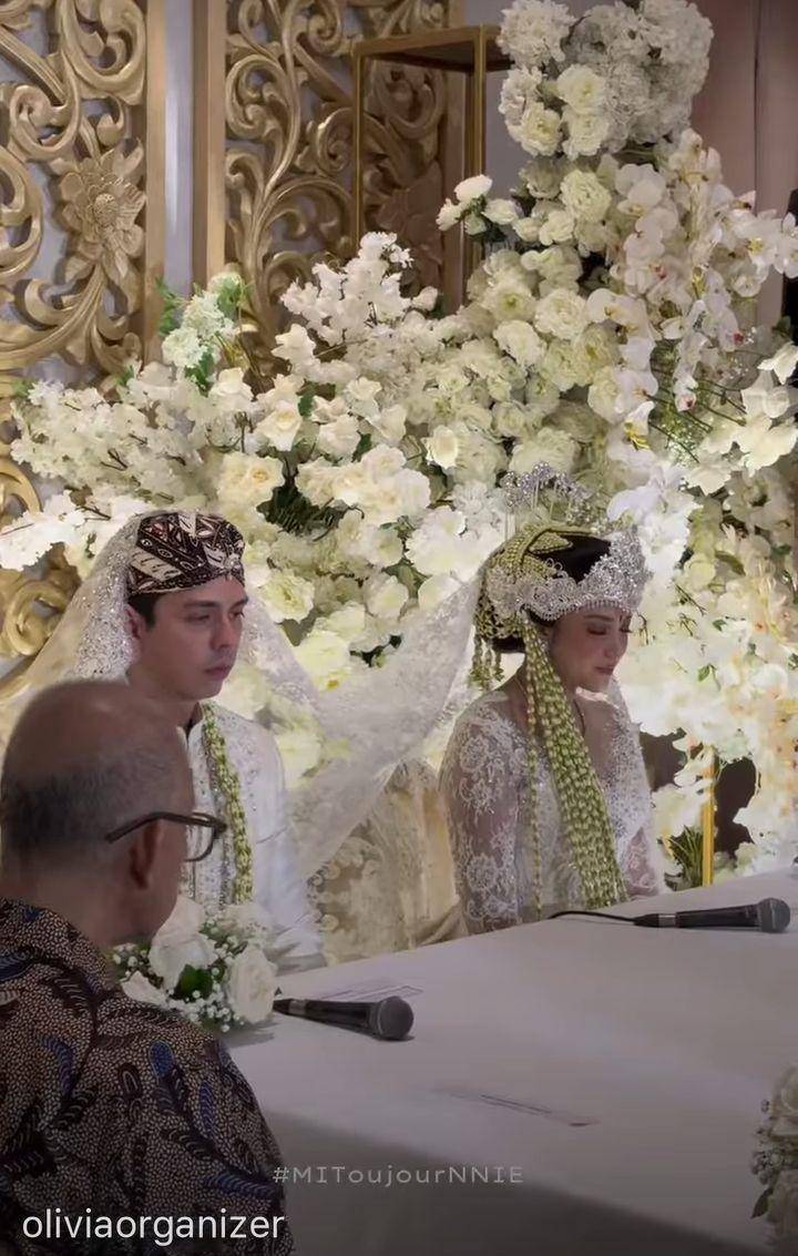 Akad nikah Mici (Instagram.com/oliviaorganizer)