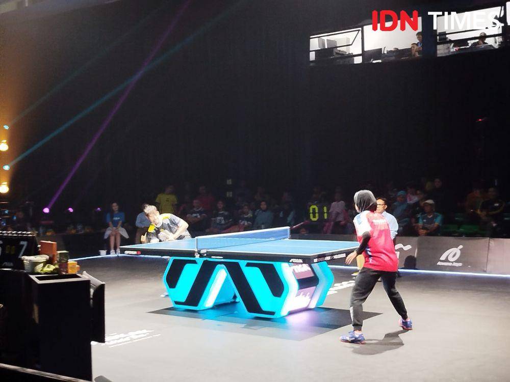 Grand final Indonesia Pingpong League 2024. (IDN Times/Sandy Firdaus)