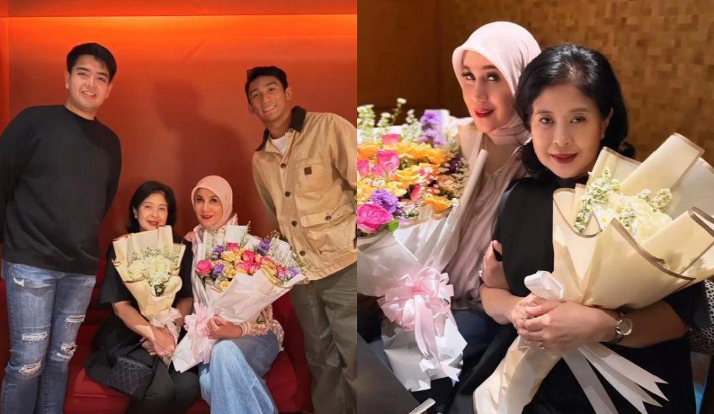 7 Potret Daffa Wardhana dan Marini Zumarnis Rayakan Hari Ibu, Manis!