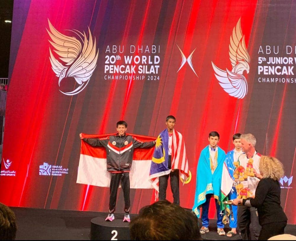 Bangga! Pelajar Asal Muba Raih Juara Pencak Silat Dunia di Abu Dhabi