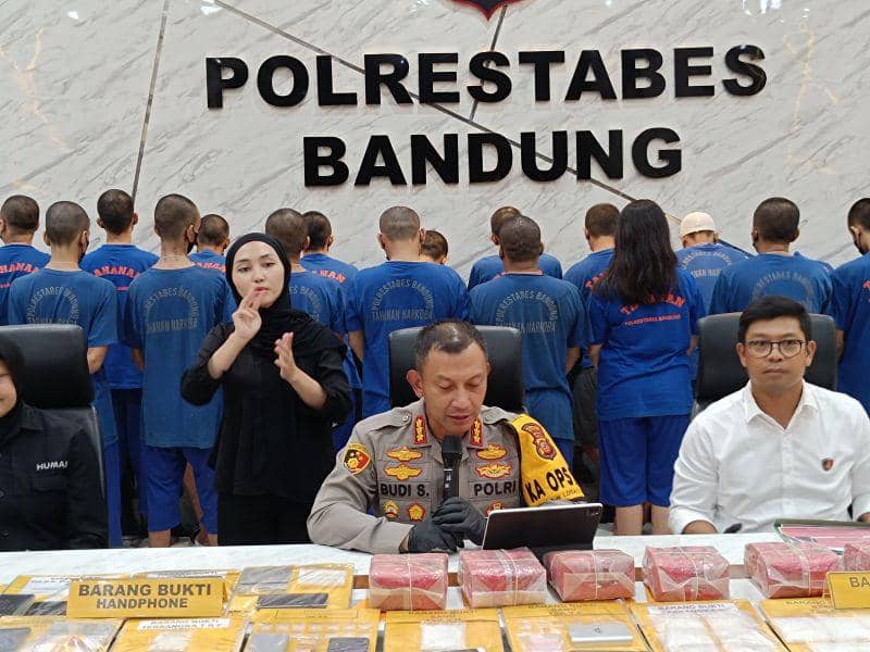 Jelang Pergantian Tahun, Polisi Ungkap 16 Kasus Narkotika di Bandung