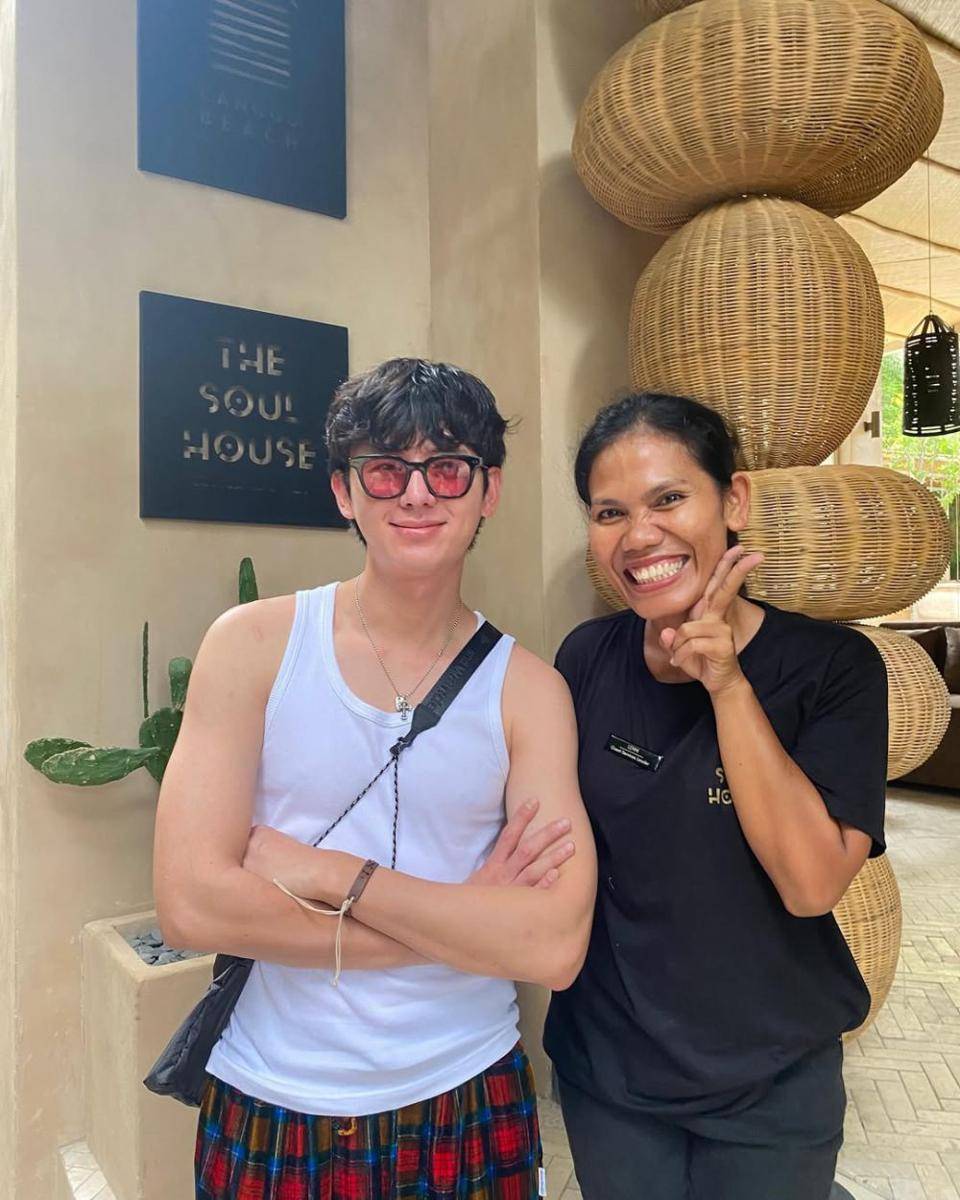 potret Lee Ji Hoon liburan Bali (instagram.com/thesoulhousebali)