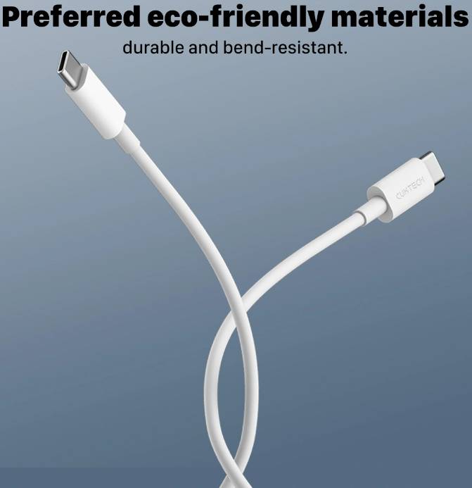 Cuktech Kabel Data Type C To Type C Fast Charging 100W 5A (kiipkiip.com)
