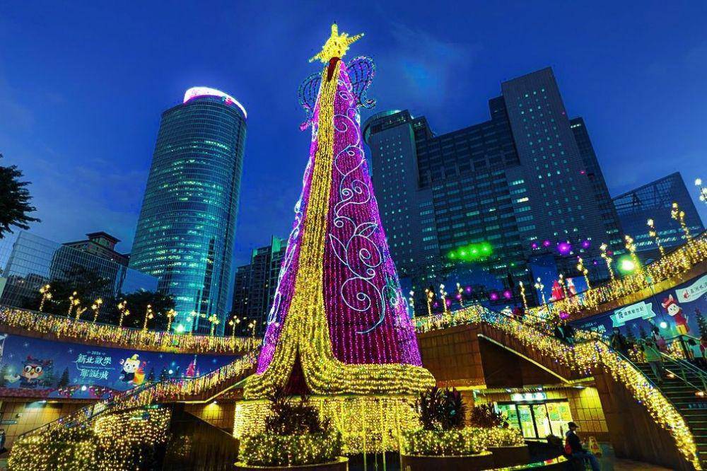 potret Christmasland New Taipei City, Taiwan (x.com/NewTaipeiGov)