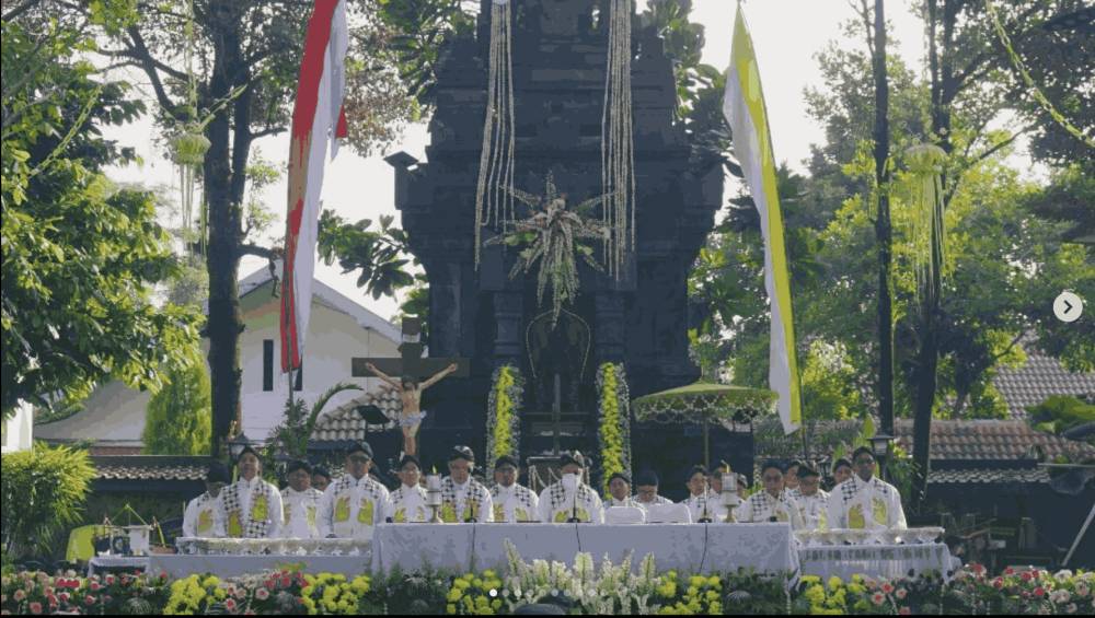 Gereja Ganjuran Jogjakarta (https://www.instagram.com/gerejaganjuran/)