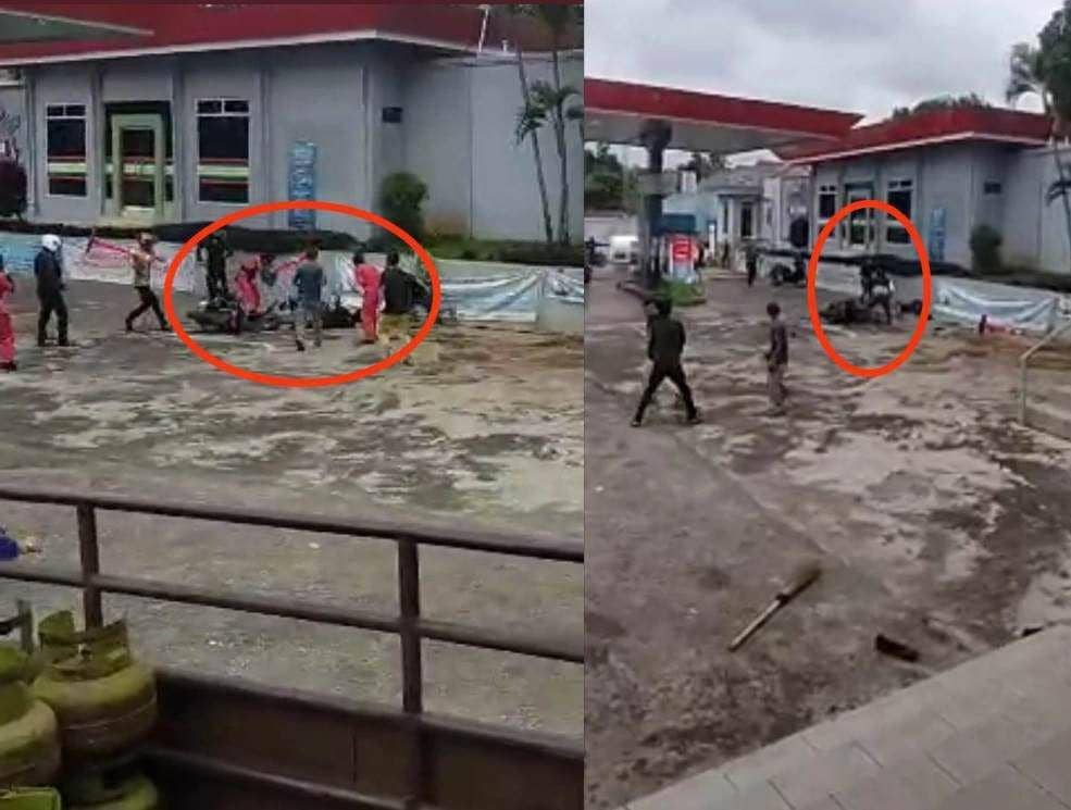 Perampokan SPBU Pesawaran, Pelaku Sempat Dihajar Warga tapi Kabur