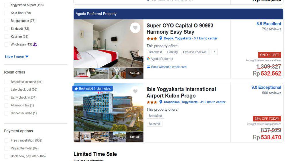 promo hotel murah Agoda (agoda.com)