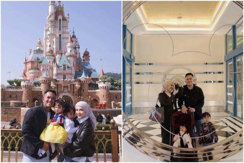 10 Potret Keluarga Kesha Ratuliu Liburan ke Disneyland Hong Kong
