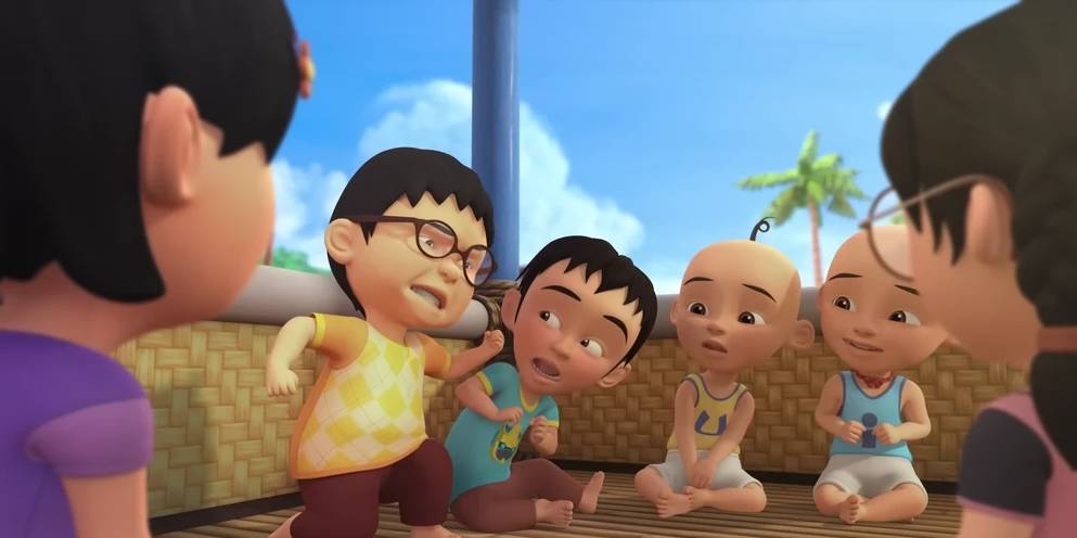 cuplikan teman-teman Susanti asyik sendiri (youtube.com/Les' Copaque Production)