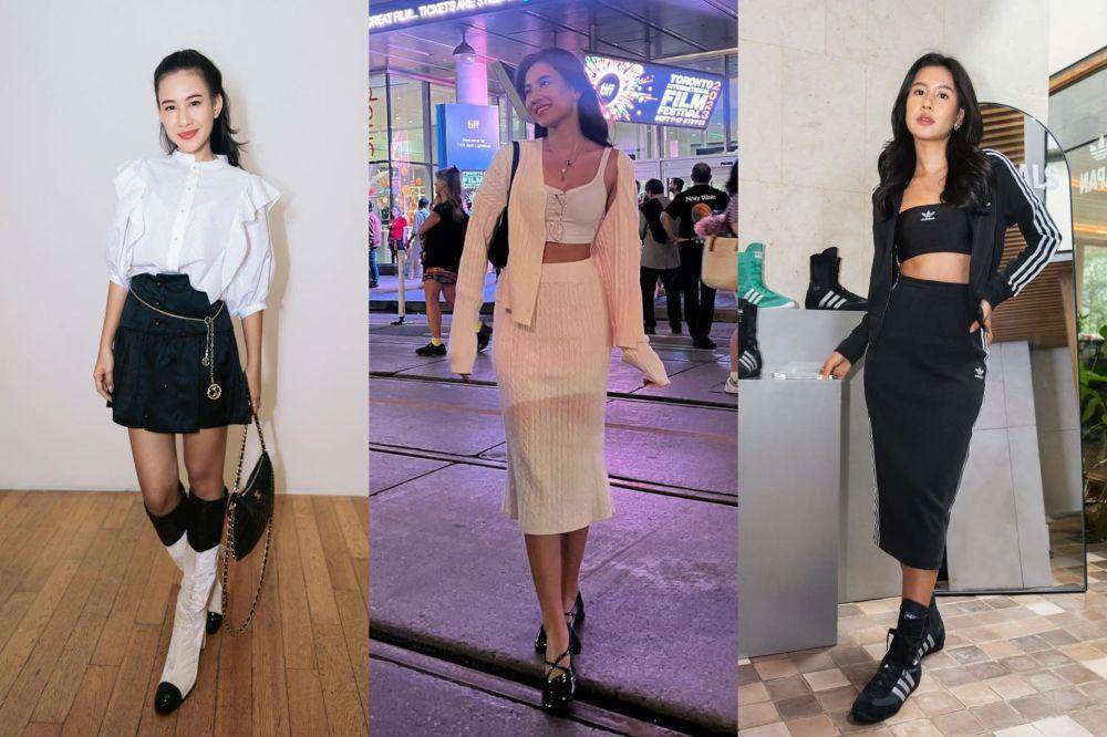 padu padan outfit rok ala Shenina Cinnamon (instagram.com/sheninacinnamon)