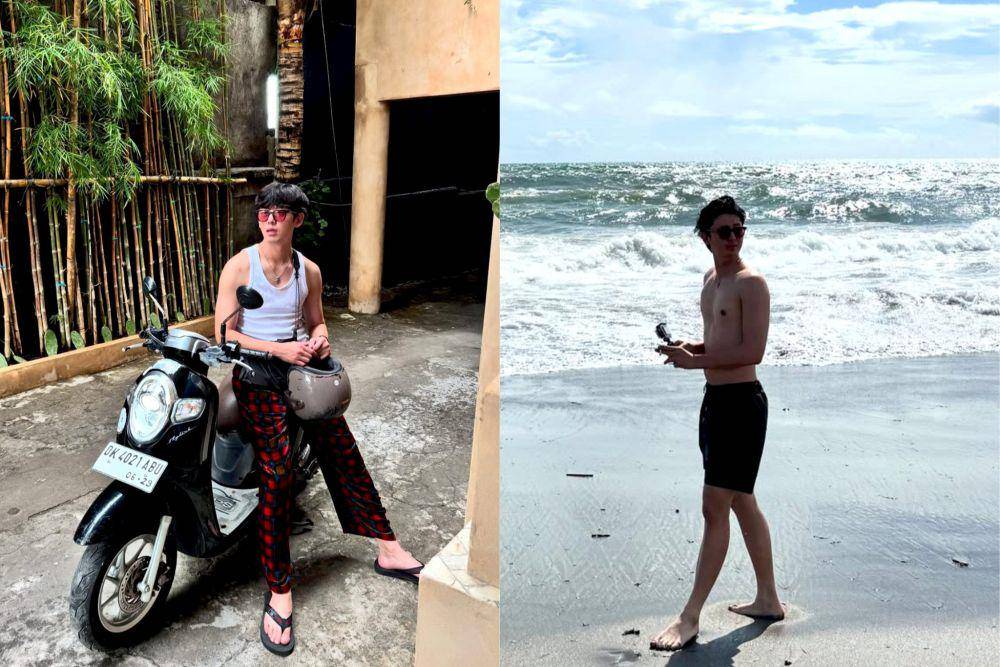 potret Lee Ji Hoon liburan Bali (instagram.com/88leejihoon)