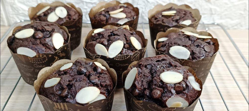 Resep Muffin Cokelat Pisang yang Lembut, Aromanya Wangi!