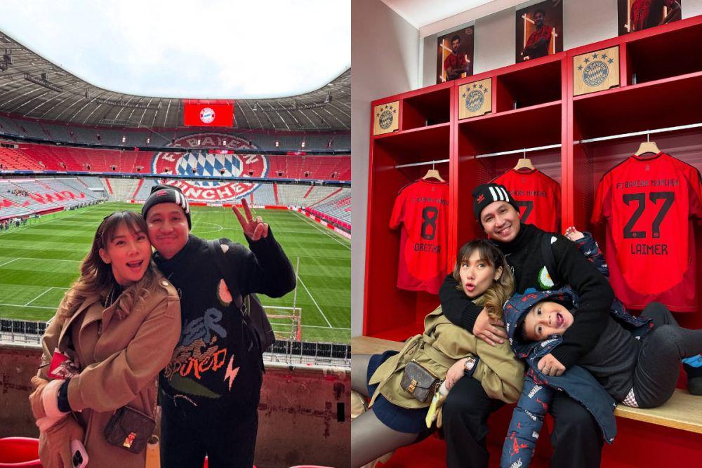 7 Potret Cherly Juno di Allianz Arena, Markas Tim Bola Bayern Munchen