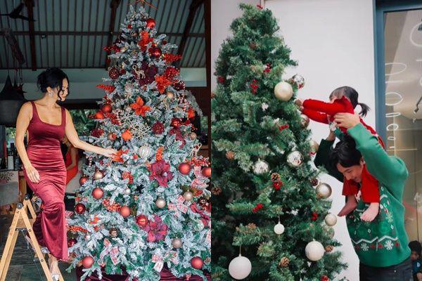 7 Potret Pohon Natal 2024 Artis Indonesia, Ada yang Dihias Sendiri