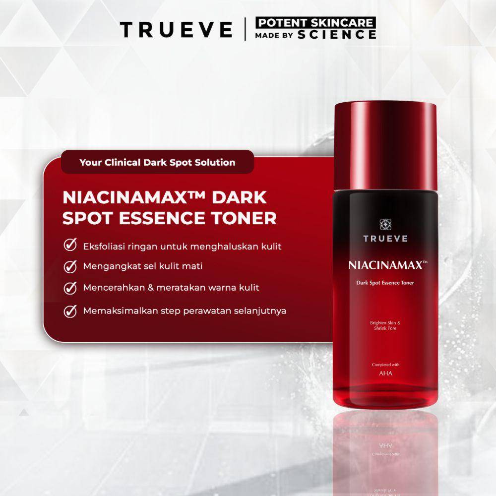 TRUEVE Niacinamax Dark Spot Essence Toner (shopee.co.id/Trueve Official Shop)