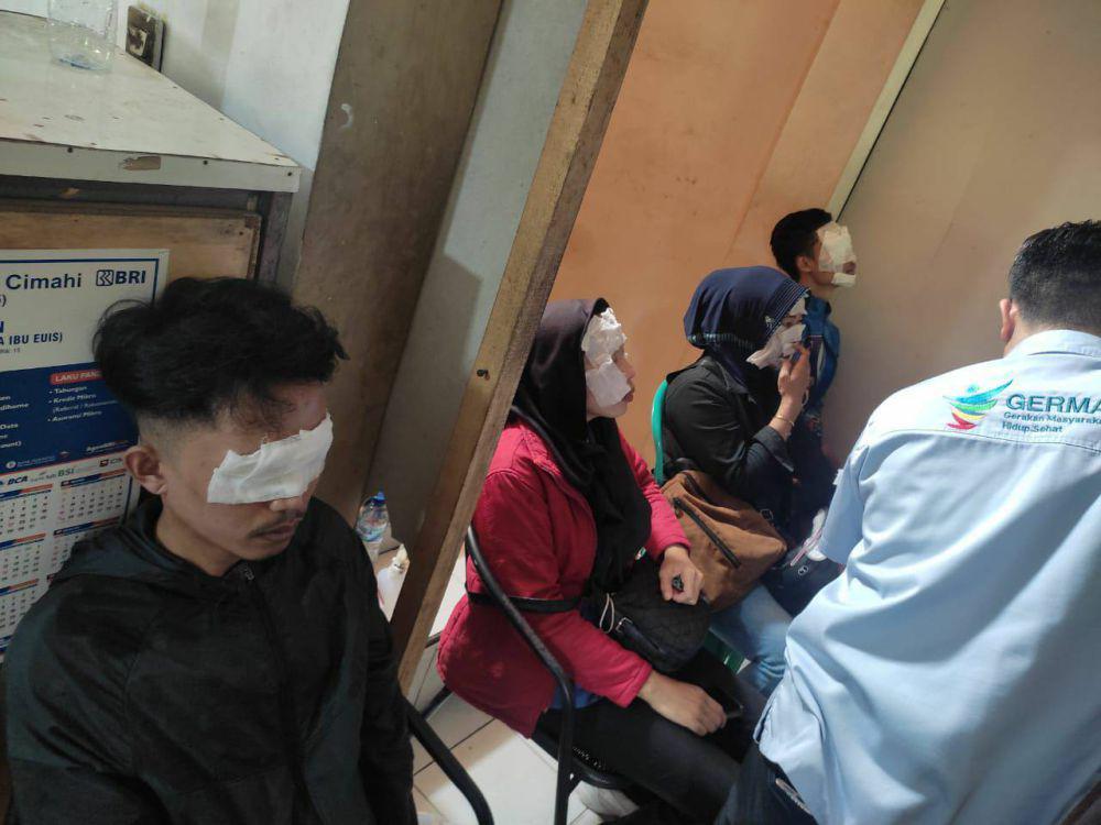 Tumpahan Cairan Kimia di Jalan Padalarang Lukai 100 Orang Lebih