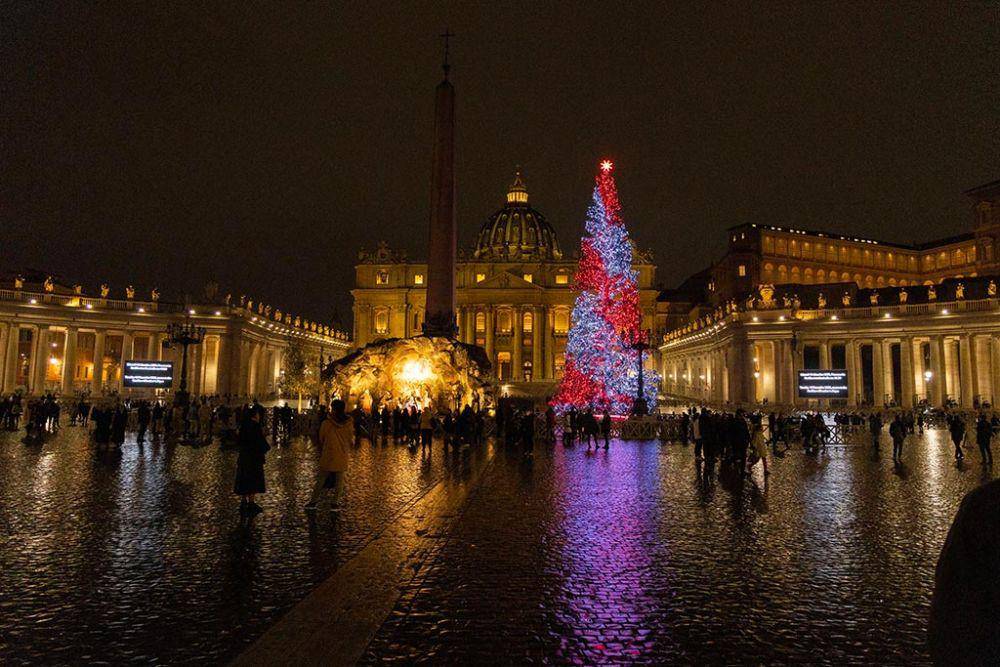 Potret pohon Natal di Vatikan (vaticanstate.va)