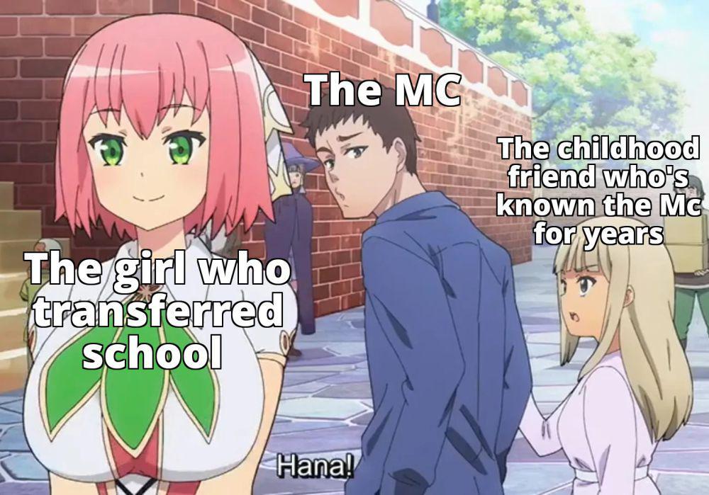 7 Meme Anime Romcom Terkocak, Teman Masa Kecil Selalu Kalah