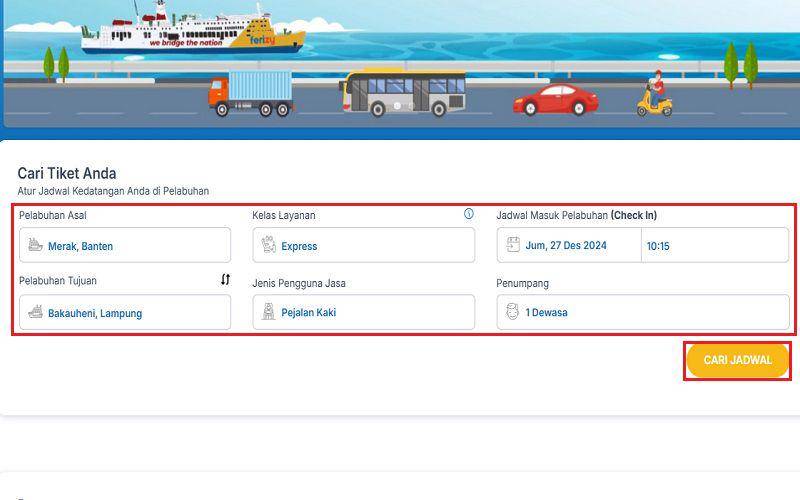 cara beli tiket ferry online di Ferizy (dok. pribadi/Jubaedah Haryani)
