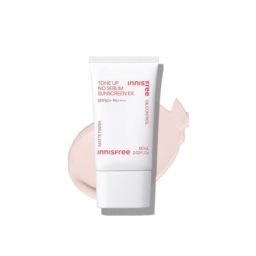 Innisfree Tone Up No Sebum Sunscreen EX SPF50+ PA++++ (Tokopedia/Innisfree Official Shop)