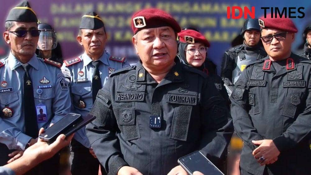 Kepala Divisi Pemasyarakatan Kanwil Kemenkumham Kalbar, Hernowo Sugiastanto. (IDN Times/Teri).