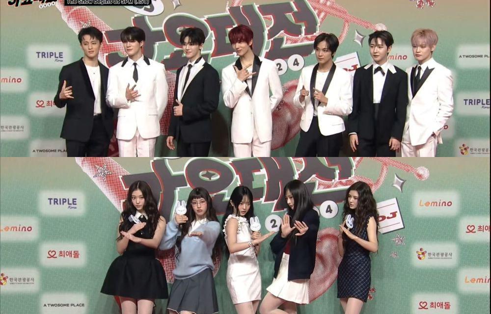 20 Potret Artis di Red Carpet SBS Gayo Daejeon 2024