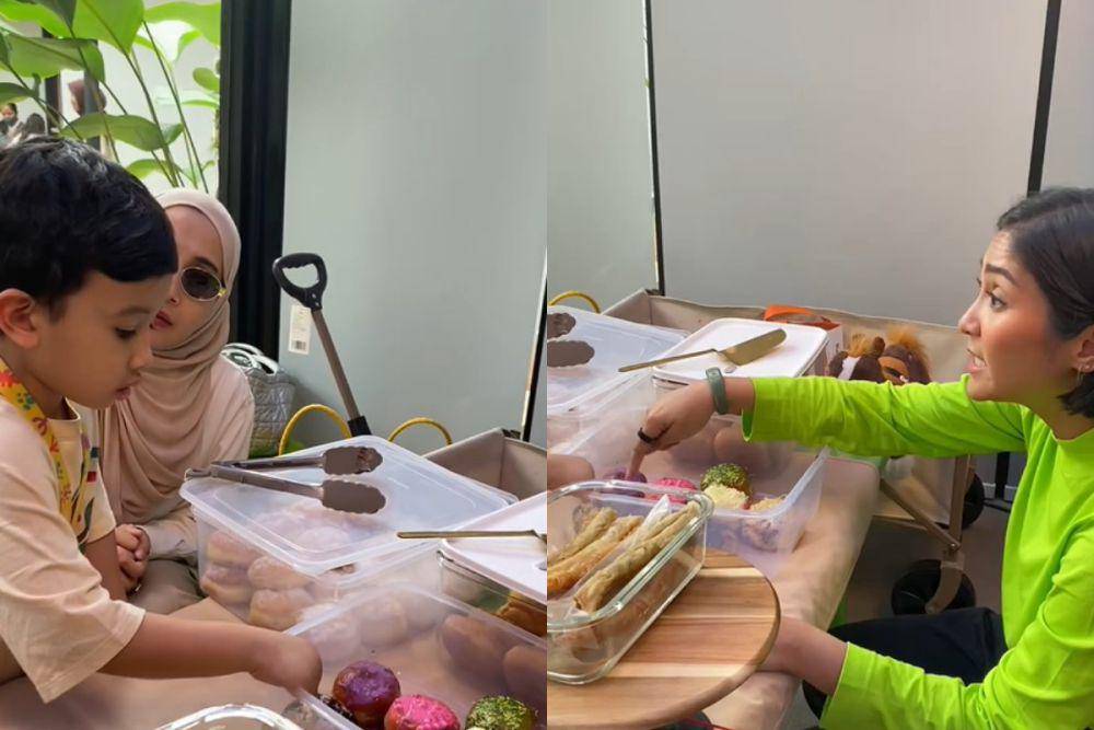 Ukkasya belajar jualan (instagram.com/zaskiasungkar)