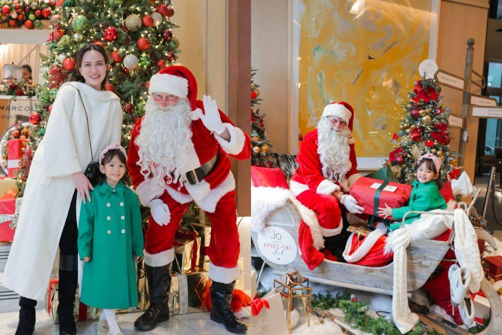 7 Potret Shandy Aulia Rayakan Natal di London, Claire Dapat Kado