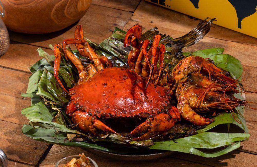 ilustrasi kepiting bakar (instagram.com/krabkatau)