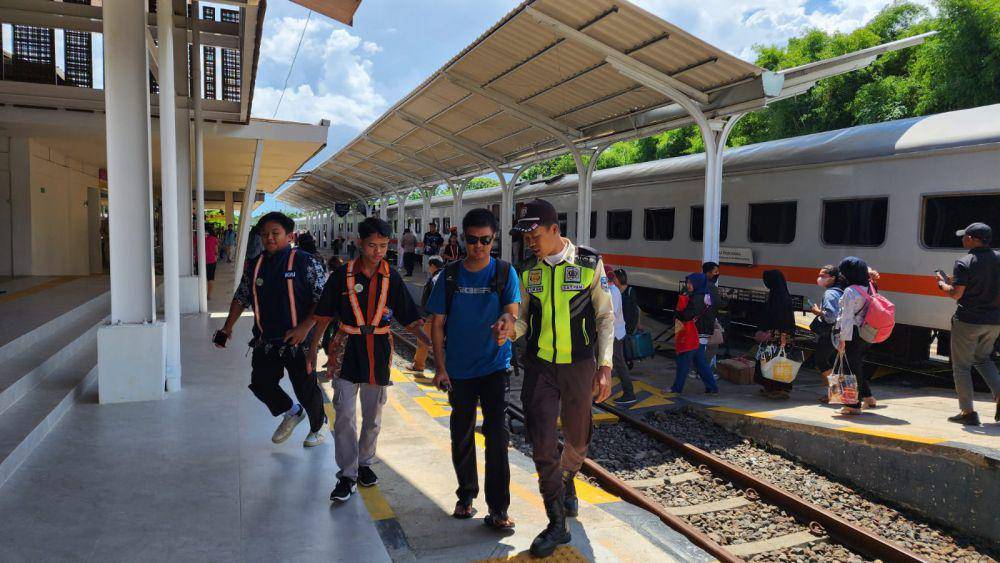 Kepadatan stasiun Banyuwangi. Dok. KAI