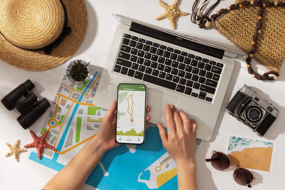 Ilustrasi melihat rute perjalanan bisnis (freepik.com/freepik)