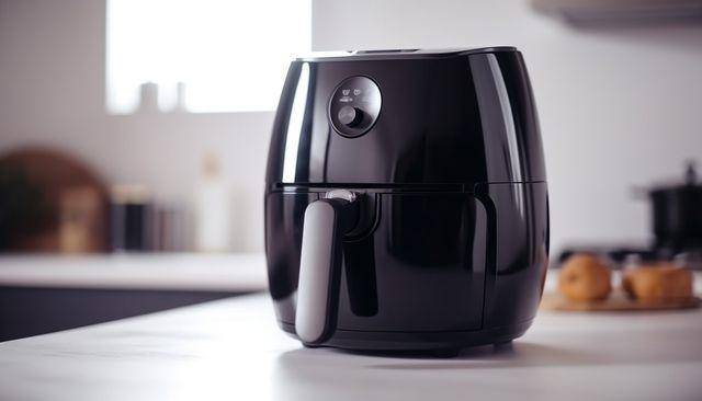 Ilustrasi air fryer untuk menghangatkan makanan (vecteezy.com/gstudioimagen)