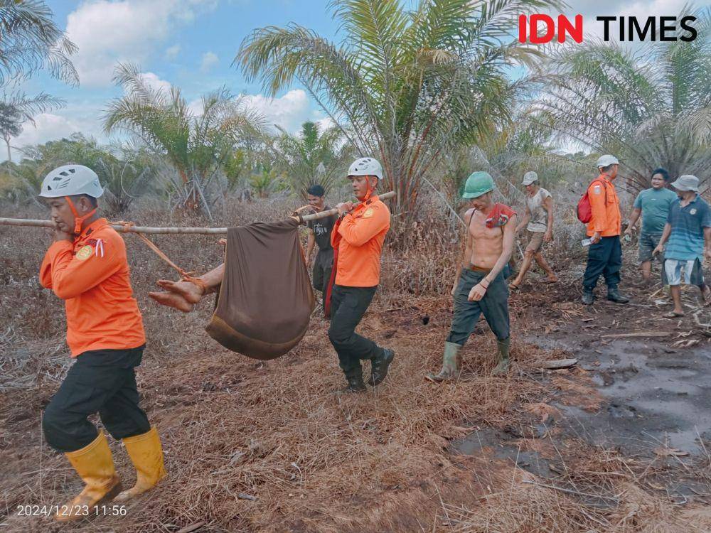 Tim gabungan temukan warga Banjarmasin yang tersesat di hutan. (IDN Times/istimewa).