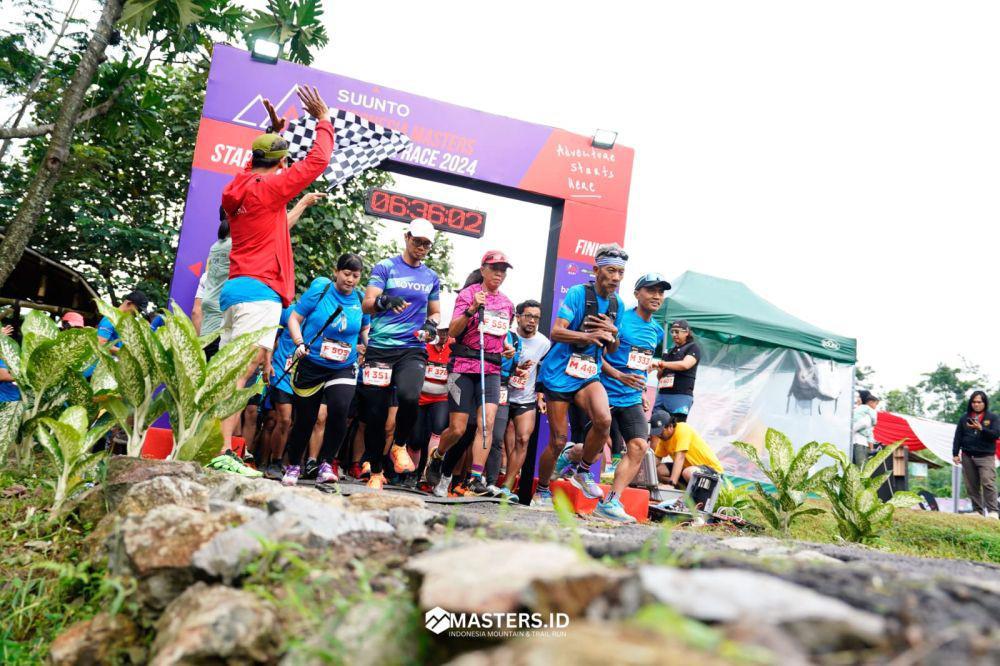Meriahnya Indonesia Masters Mountain Race 2024, Trail Run Buat Senior