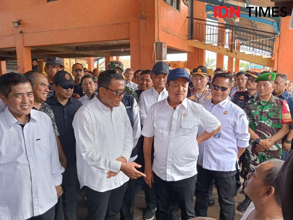 Inin Nastain IDN Times/ Menteri KKP berkunjung ke Karangsong Indramayu
