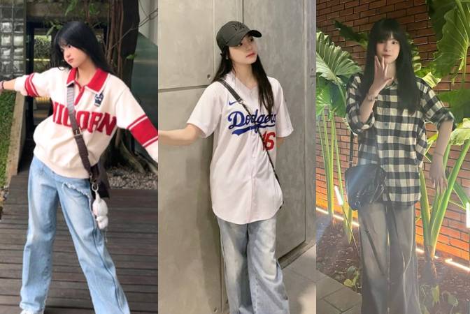 casual style ala Jazzlyn Trisha JKT48 (instagram.com/jkt48.trisha)