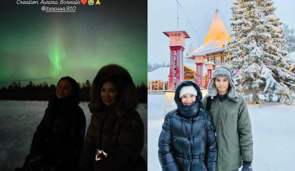 7 Potret Rossa Liburan di Finlandia, Rela Tak Ambil Job Tahun Baru!