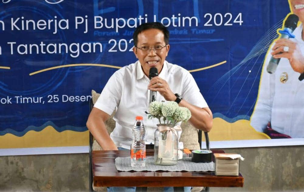Pj. Bupati Lotim, M. Juaini Taofik (IDN Times/Ruhaili)